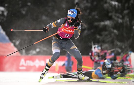 Russia Biathlon Cup Women Mass Start