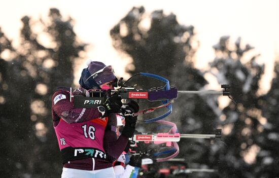 Russia Biathlon Cup Women Mass Start