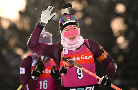 Russia Biathlon Cup Women Mass Start