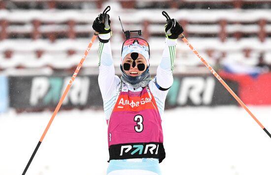 Russia Biathlon Cup Women Mass Start