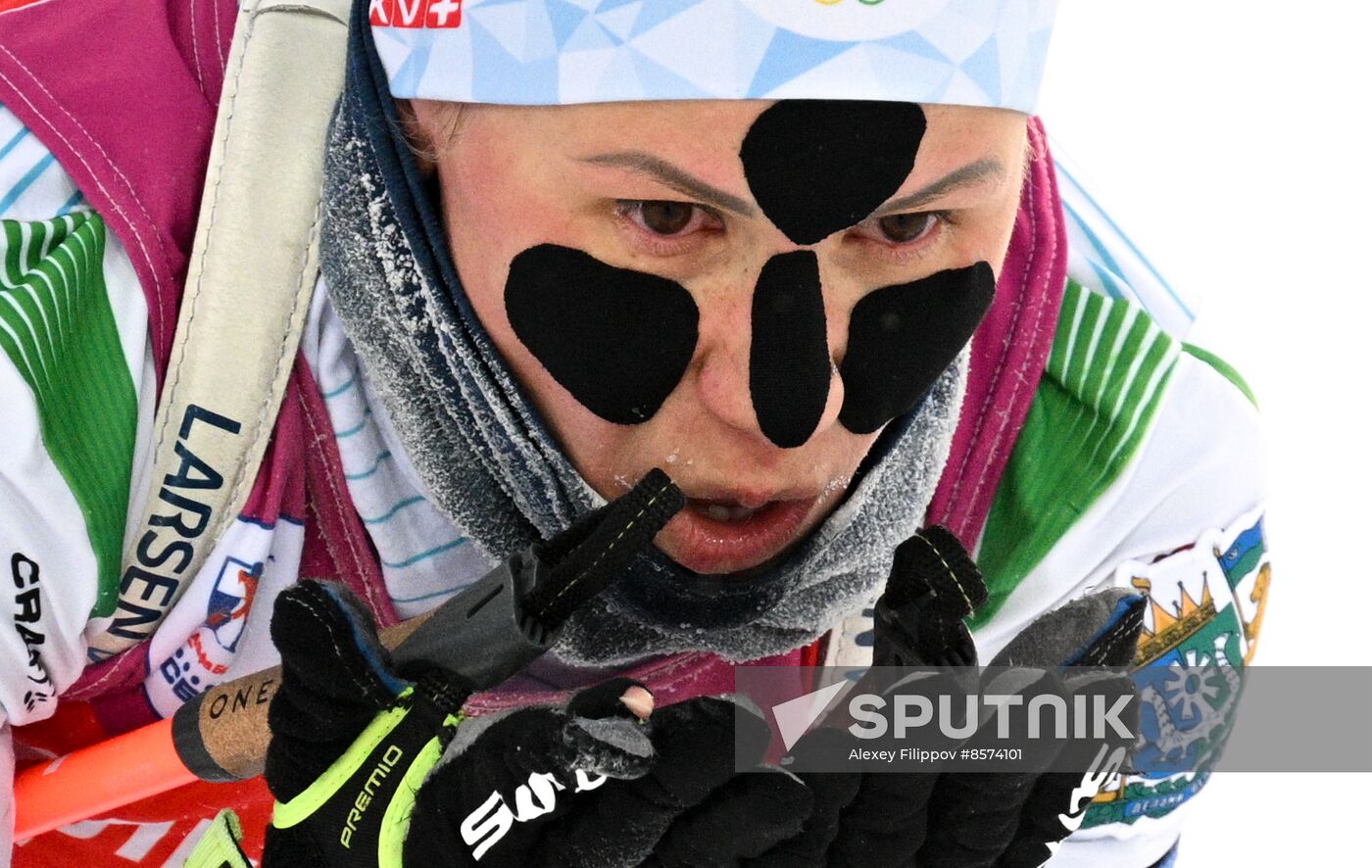 Russia Biathlon Cup Women Mass Start