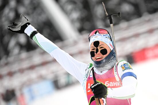 Russia Biathlon Cup Women Mass Start