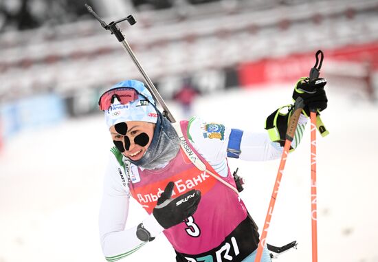 Russia Biathlon Cup Women Mass Start