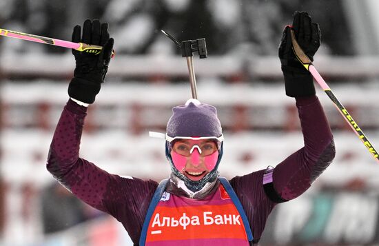 Russia Biathlon Cup Women Mass Start