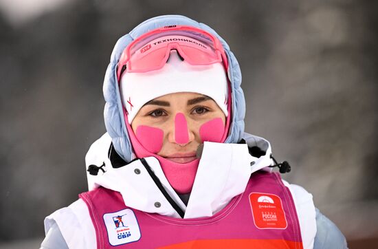 Russia Biathlon Cup Women Mass Start