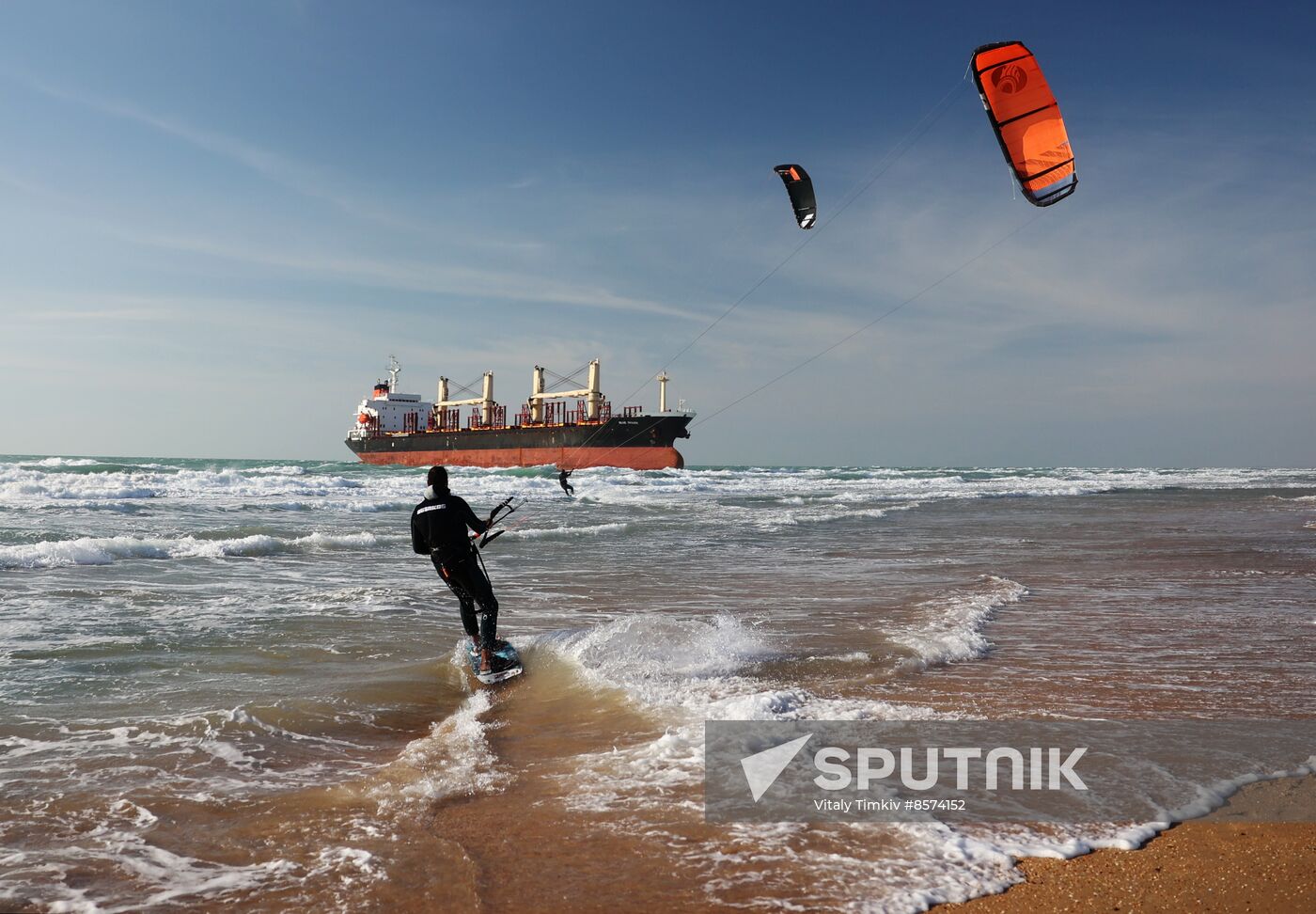 Russia Belize Cargo Ship Storm