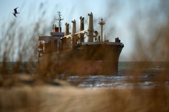 Russia Belize Cargo Ship Storm