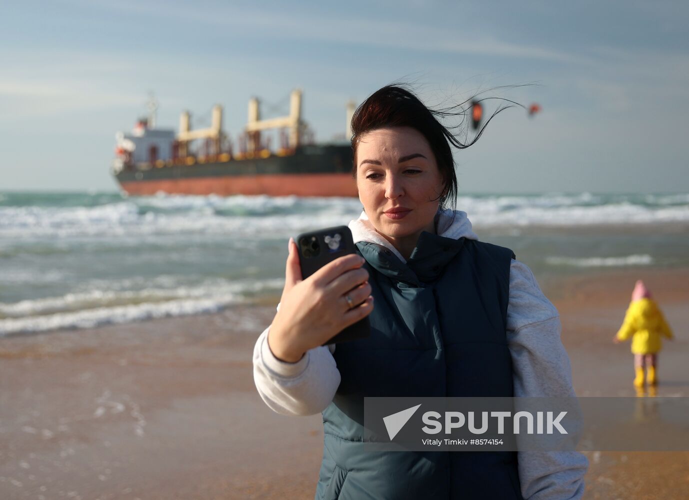 Russia Belize Cargo Ship Storm