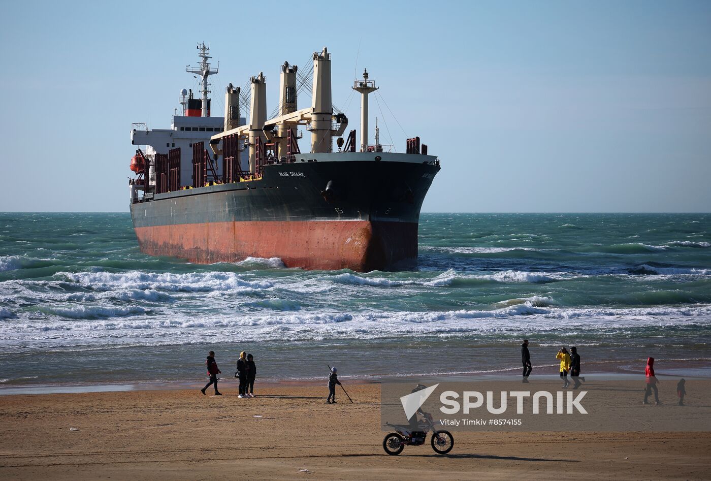 Russia Belize Cargo Ship Storm