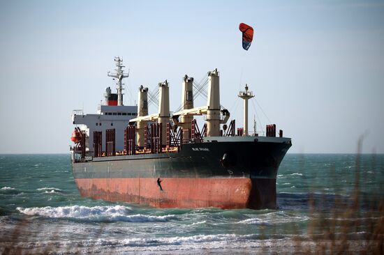 Russia Belize Cargo Ship Storm