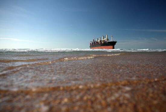 Russia Belize Cargo Ship Storm