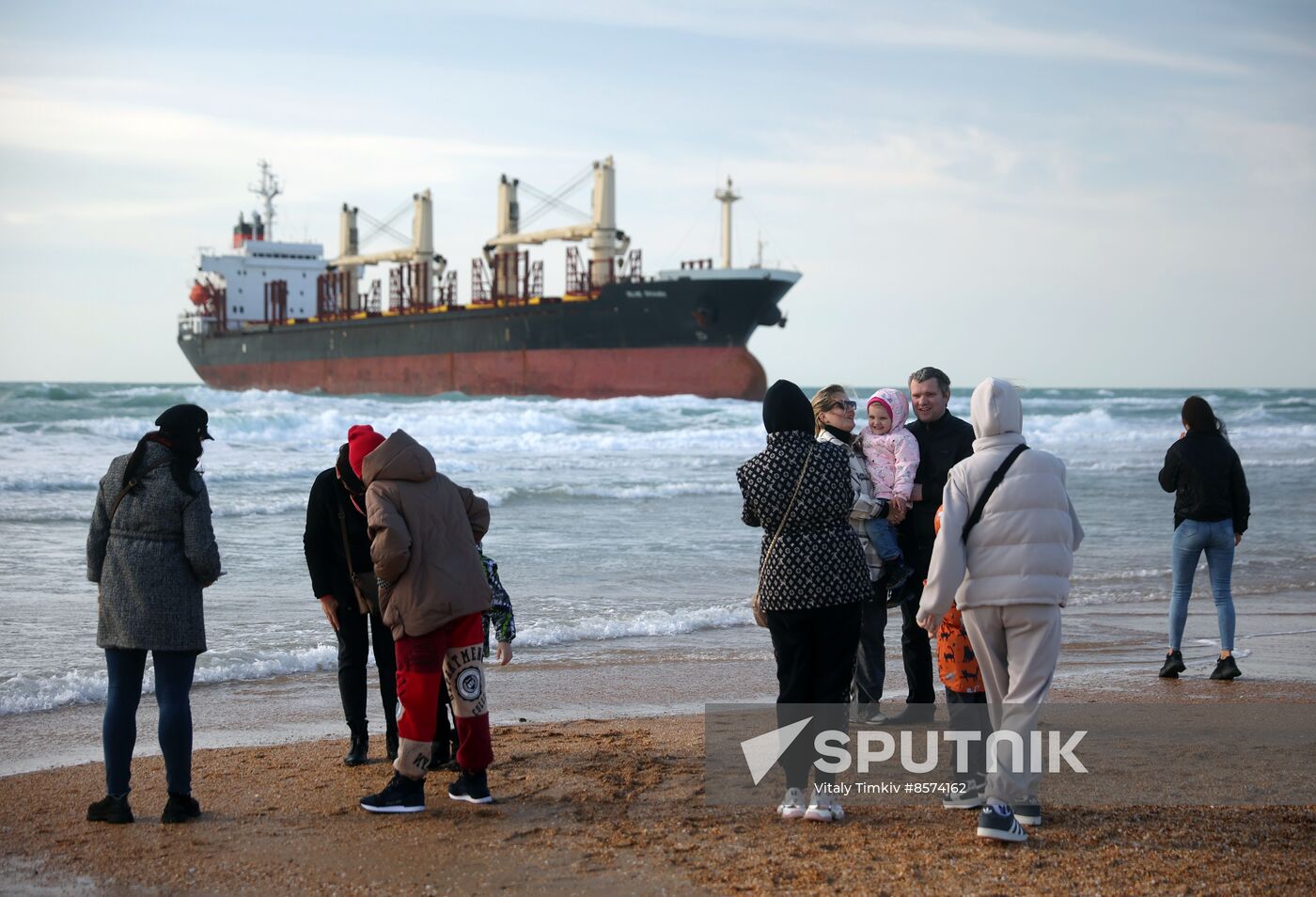 Russia Belize Cargo Ship Storm