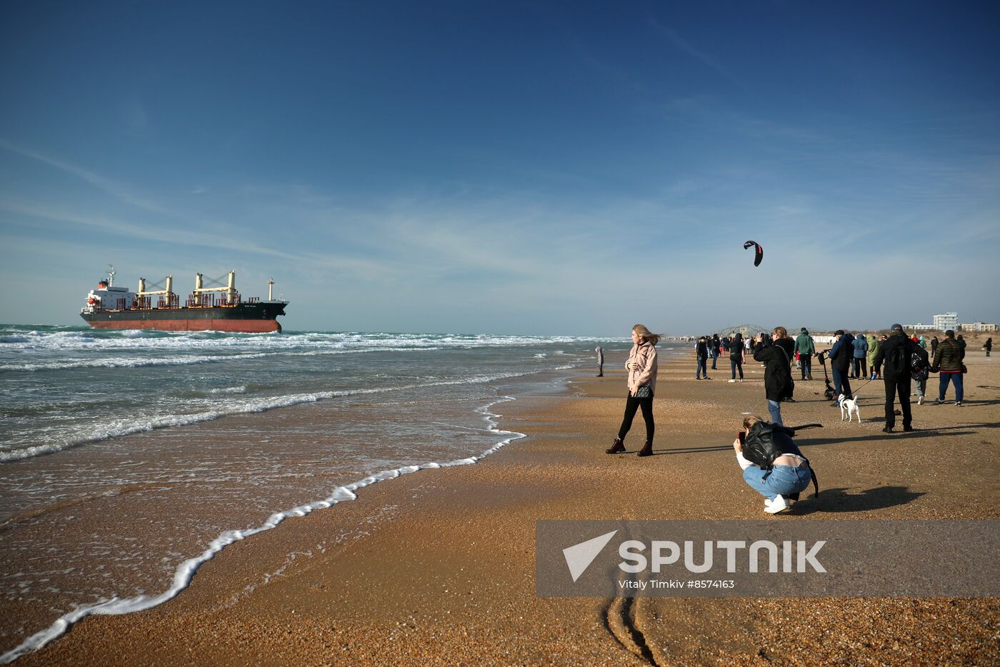 Russia Belize Cargo Ship Storm