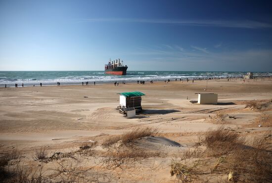 Russia Belize Cargo Ship Storm