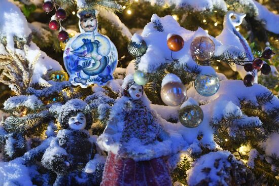 The International RUSSIA EXPO Forum and Exhibition. The Christmas Tree of the Rostov Region. Location: Russia, Moscow. Author: Vladimir Vyatkin/Sputnik. International RUSSIA EXPO forum and exhibition