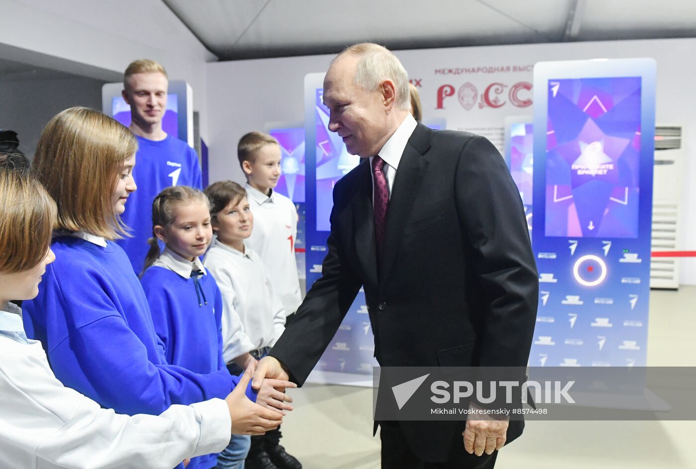 President Vladimir Putin visits RUSSIA EXPO