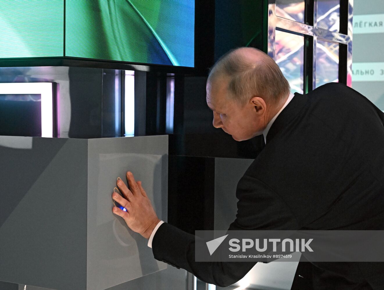 President Vladimir Putin visits RUSSIA EXPO