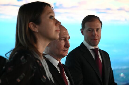 President Vladimir Putin visits RUSSIA EXPO