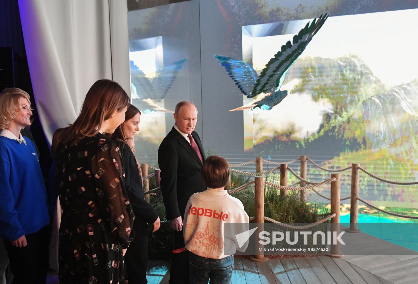 President Vladimir Putin visits RUSSIA EXPO