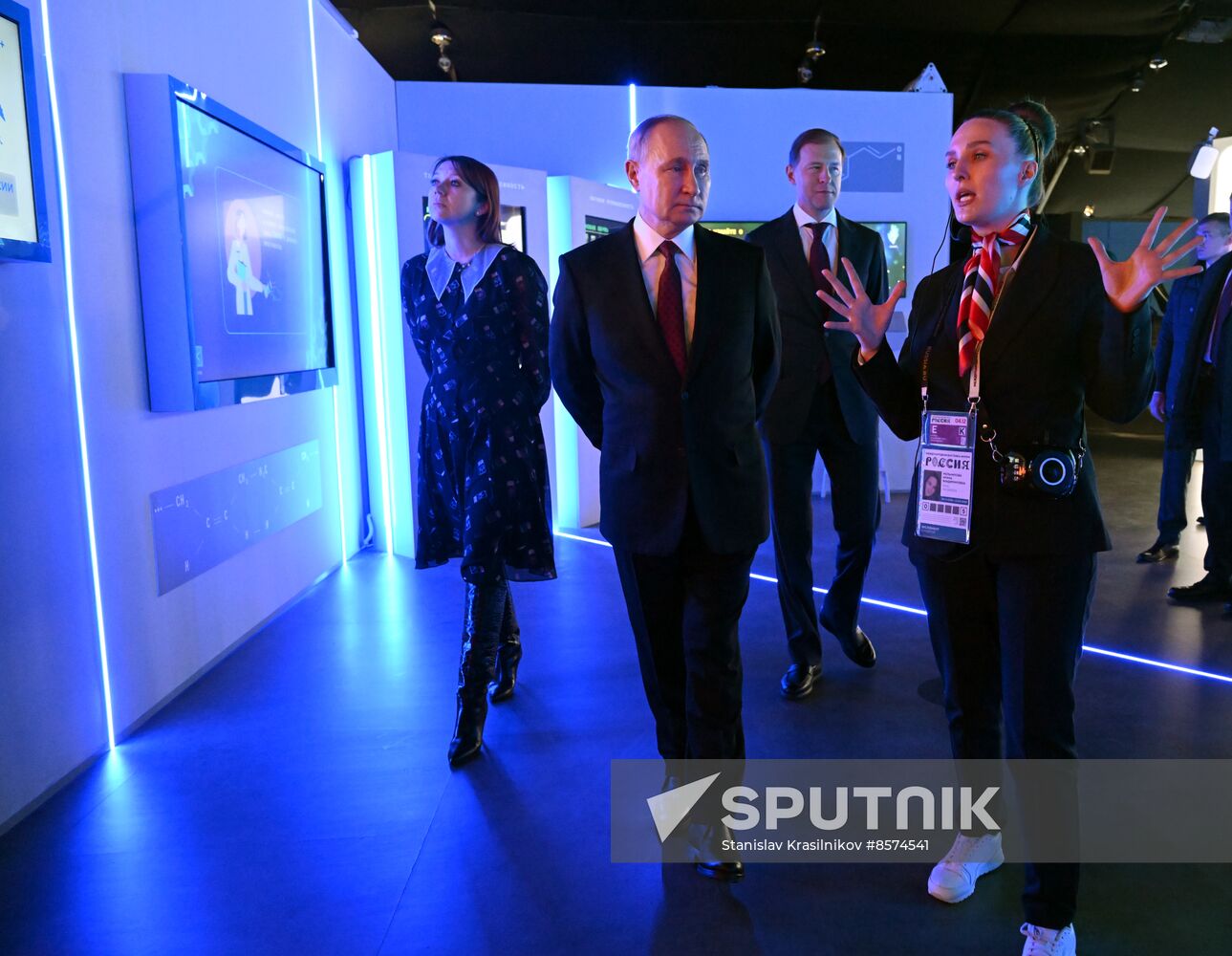 President Vladimir Putin visits RUSSIA EXPO