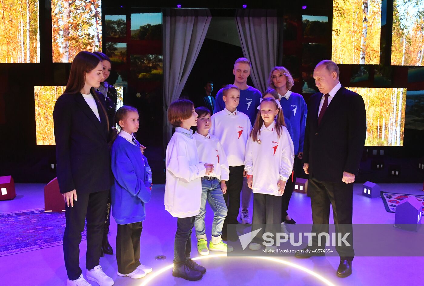 President Vladimir Putin visits RUSSIA EXPO