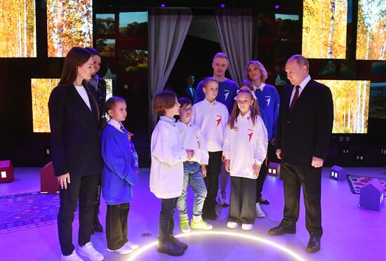 President Vladimir Putin visits RUSSIA EXPO