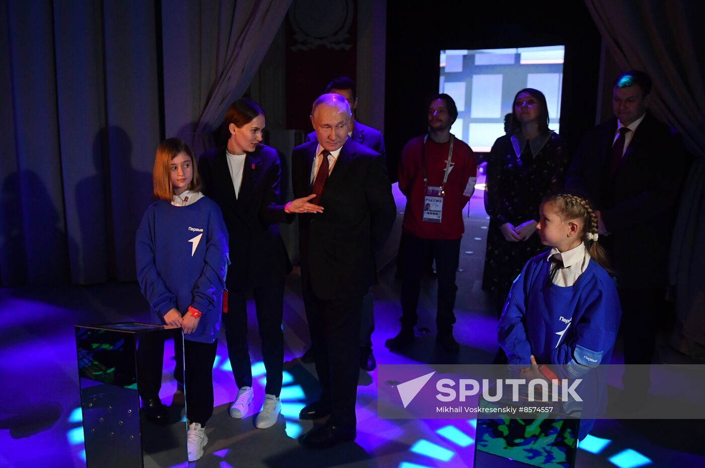 President Vladimir Putin visits RUSSIA EXPO