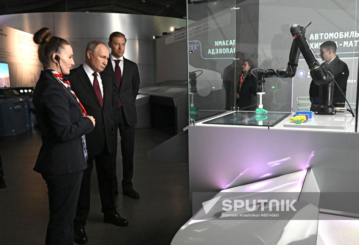 President Vladimir Putin visits RUSSIA EXPO