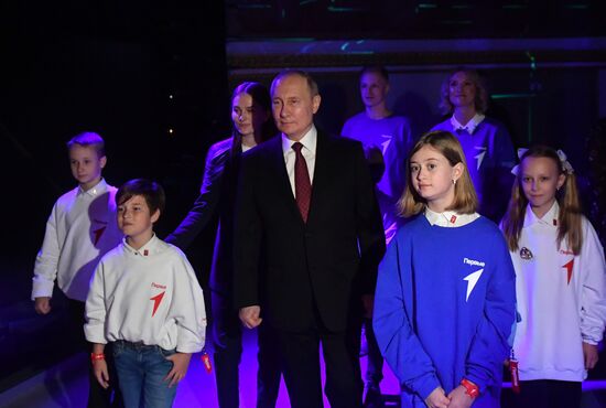 President Vladimir Putin visits RUSSIA EXPO