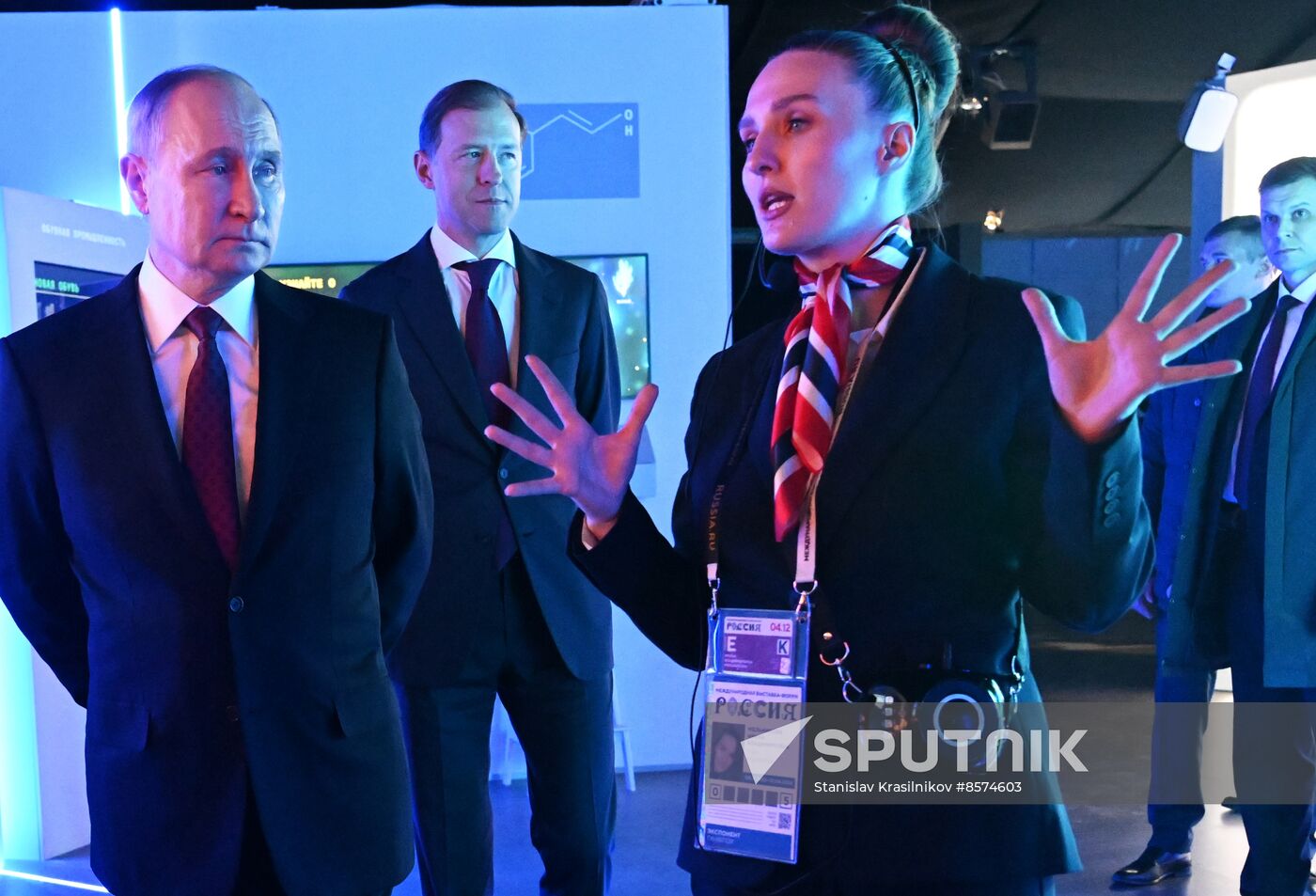 President Vladimir Putin visits RUSSIA EXPO