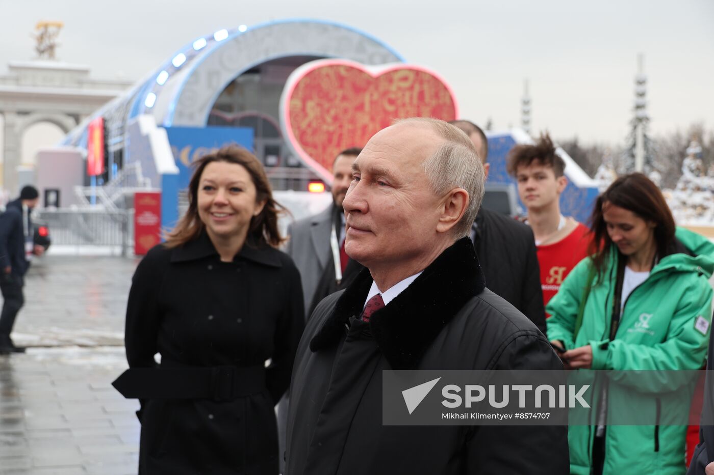 President Vladimir Putin visits RUSSIA EXPO