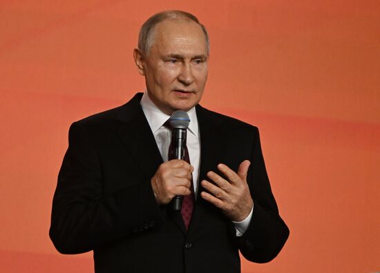 President of Russia Vladimir Putin awards winners of WeAreTogether international Prize