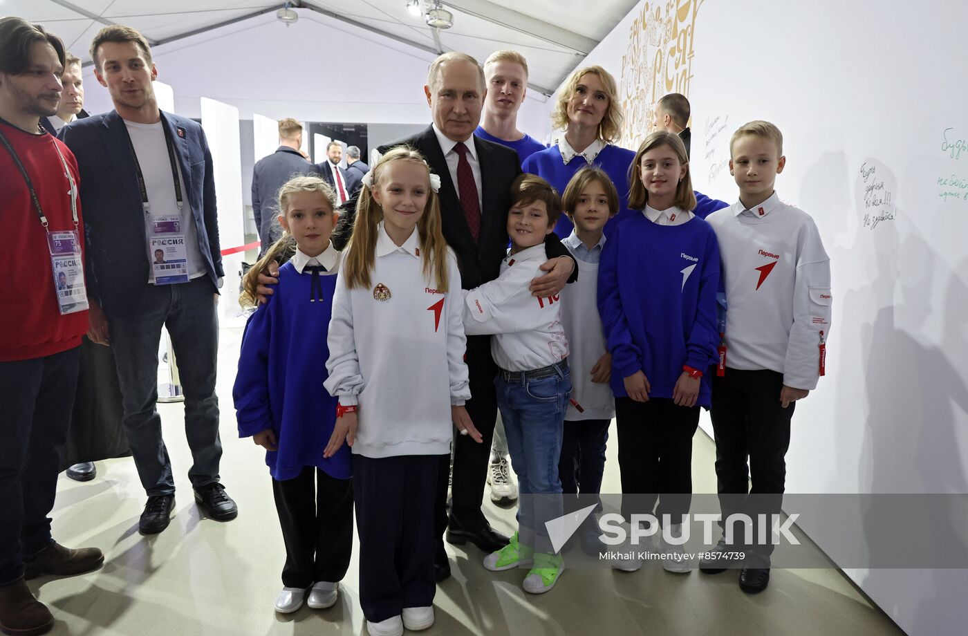 President Vladimir Putin visits RUSSIA EXPO