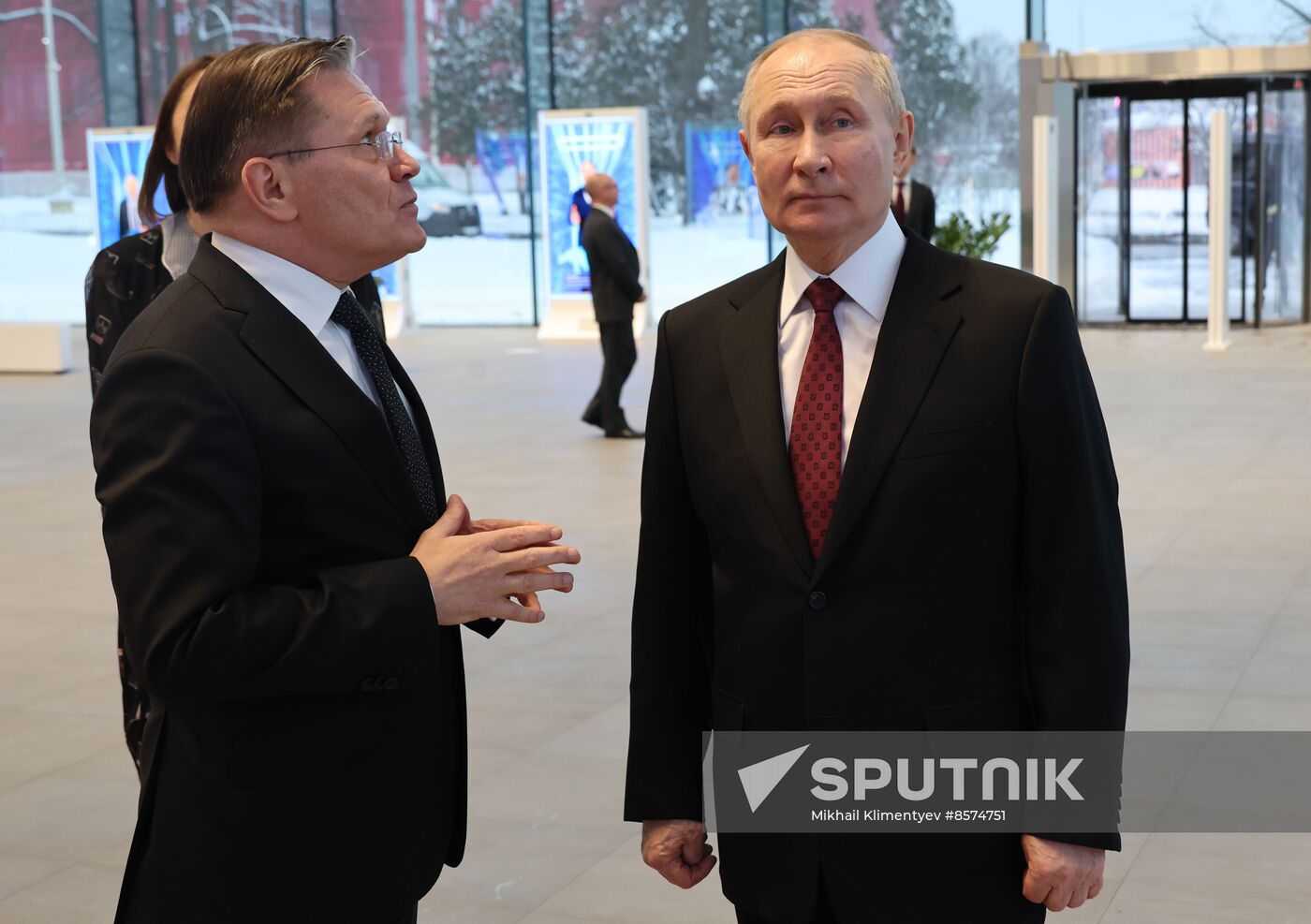 President Vladimir Putin visits RUSSIA EXPO