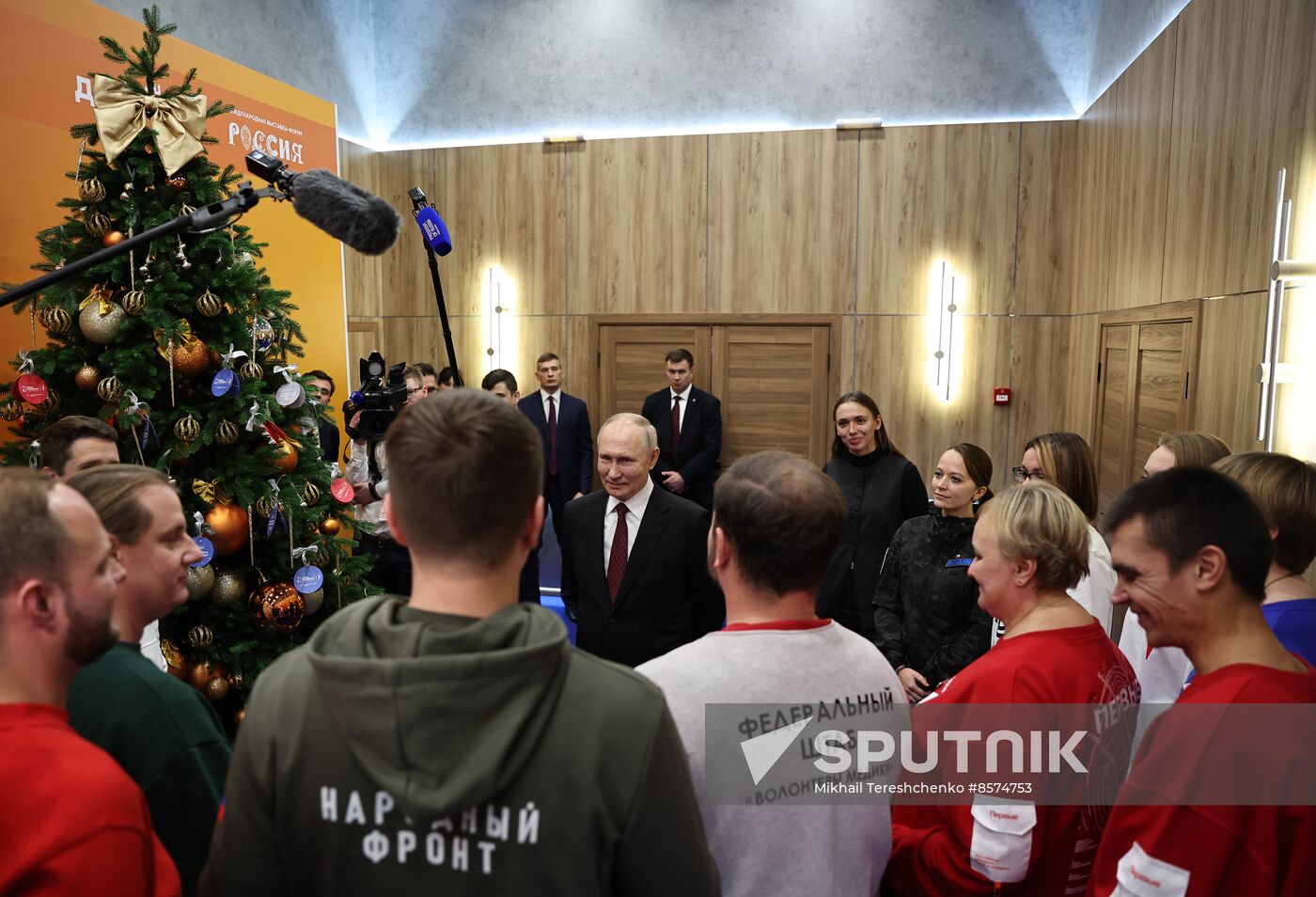 President Vladimir Putin visits RUSSIA EXPO