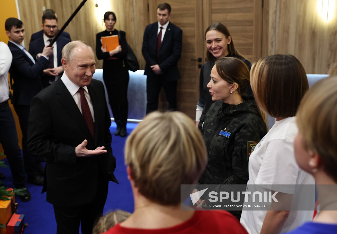 President Vladimir Putin visits RUSSIA EXPO