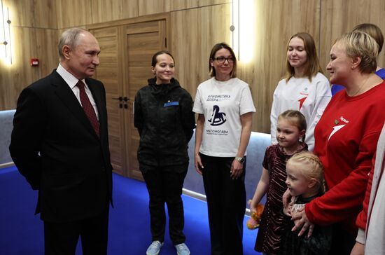 President Vladimir Putin visits RUSSIA EXPO