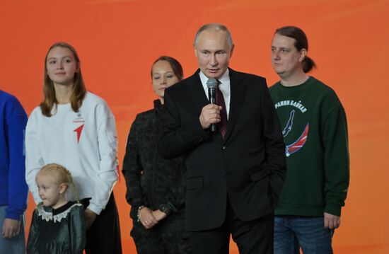 President of Russia Vladimir Putin awards winners of WeAreTogether international Prize