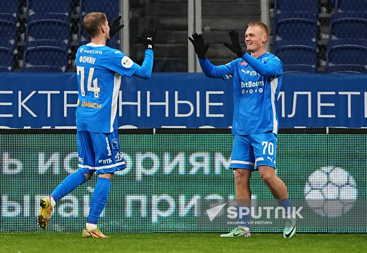 Russia Soccer Premier-League Dynamo - Rubin