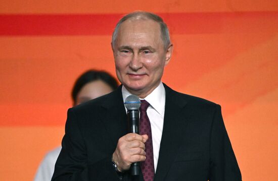 President of Russia Vladimir Putin awards winners of WeAreTogether international Prize