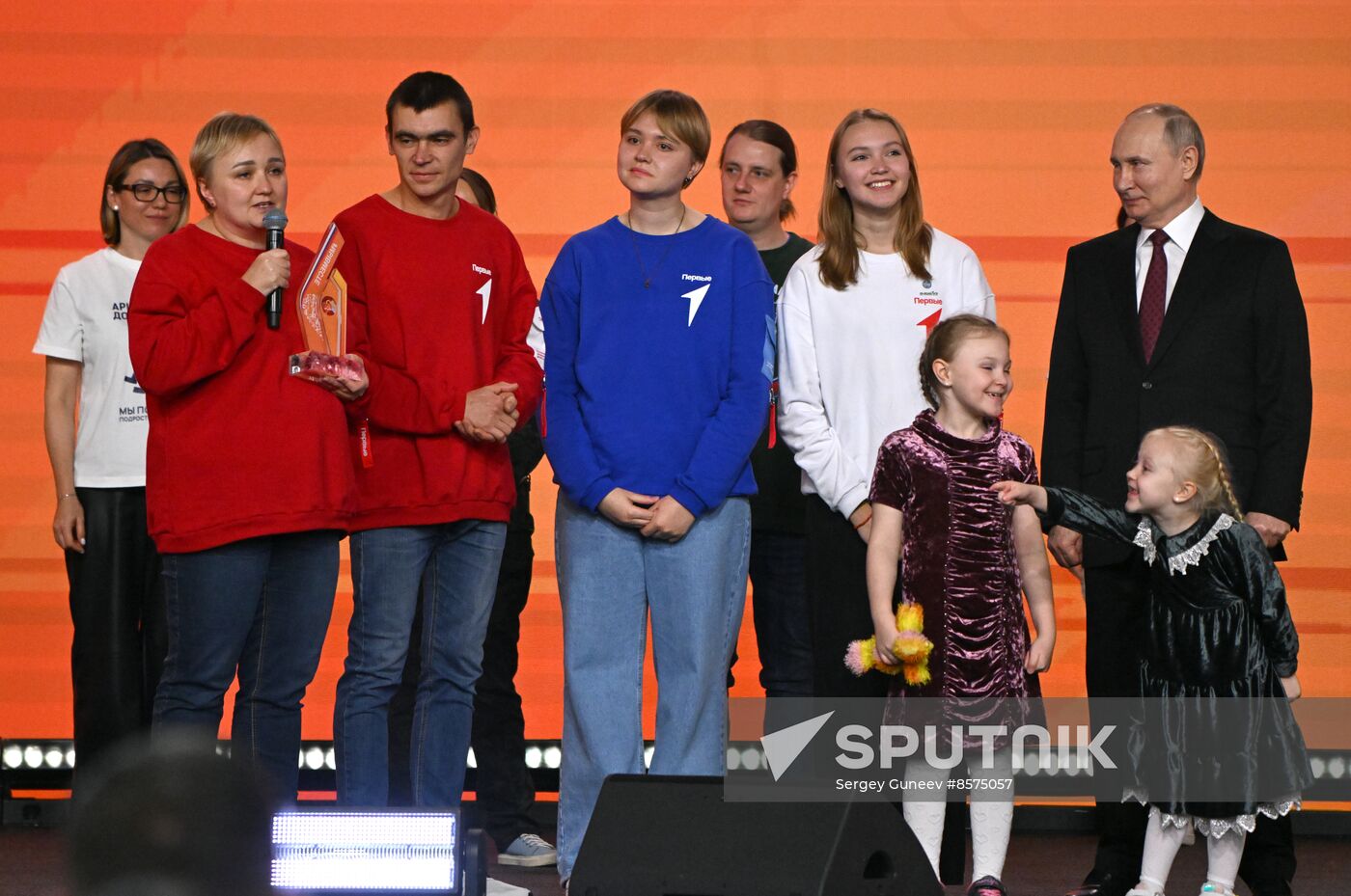 President of Russia Vladimir Putin awards winners of WeAreTogether international Prize