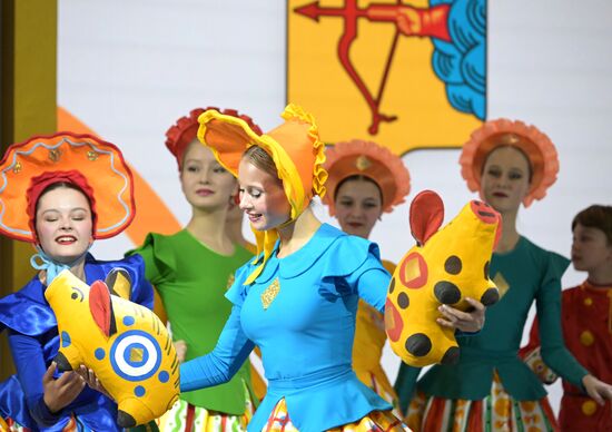 The International RUSSIA EXPO forum and exhibition. Kirov Region Day. Location: Russia, Moscow. Author: Vladimir Astapkovich/Sputnik. RUSSIA EXPO. Kirov Region Day