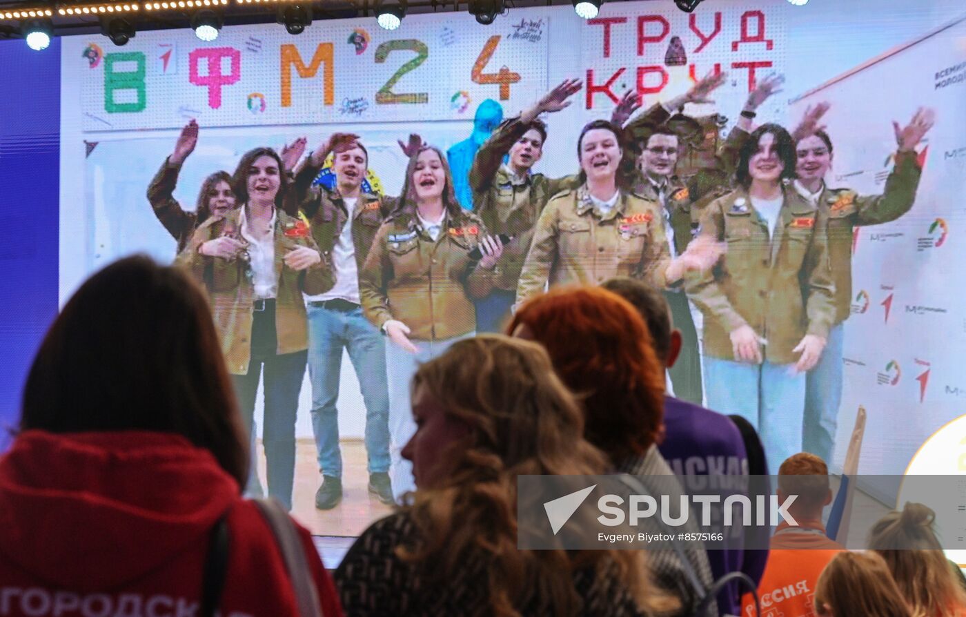 RUSSIA EXPO. Eighty Days Countdown to 2024 World Festival of Youth Volunteer Corps