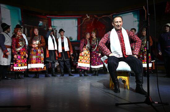 The International RUSSIA EXPO Forum and Exhibition. Udmurtia Day. A traditional Udmurtian wedding ceremony. Pavilion 75. Location: Russia, Moscow. Author: Pavel Bednyakov/Sputnik. RUSSIA EXPO. Udmurtia Day
