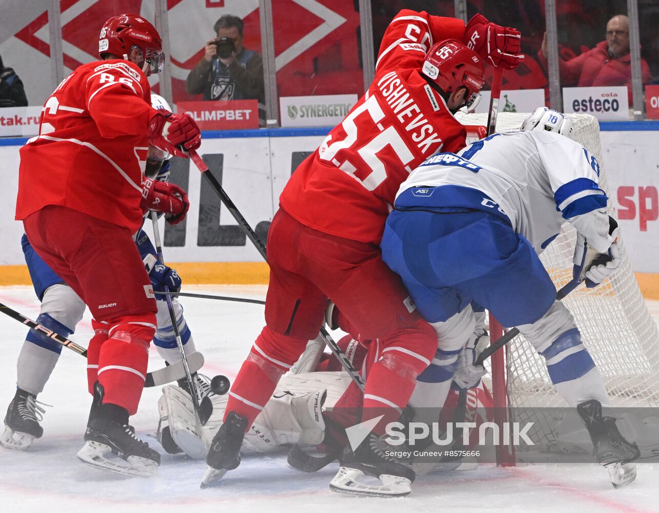 Russia Ice Hockey Kontinental League Spartak - Dynamo