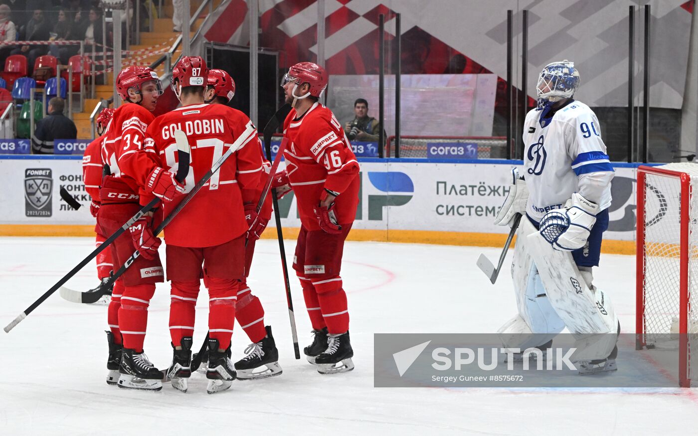 Russia Ice Hockey Kontinental League Spartak - Dynamo