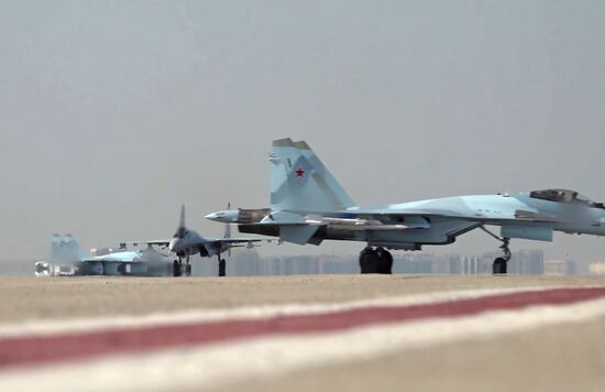 UAE Russia Fighter Jet Escort