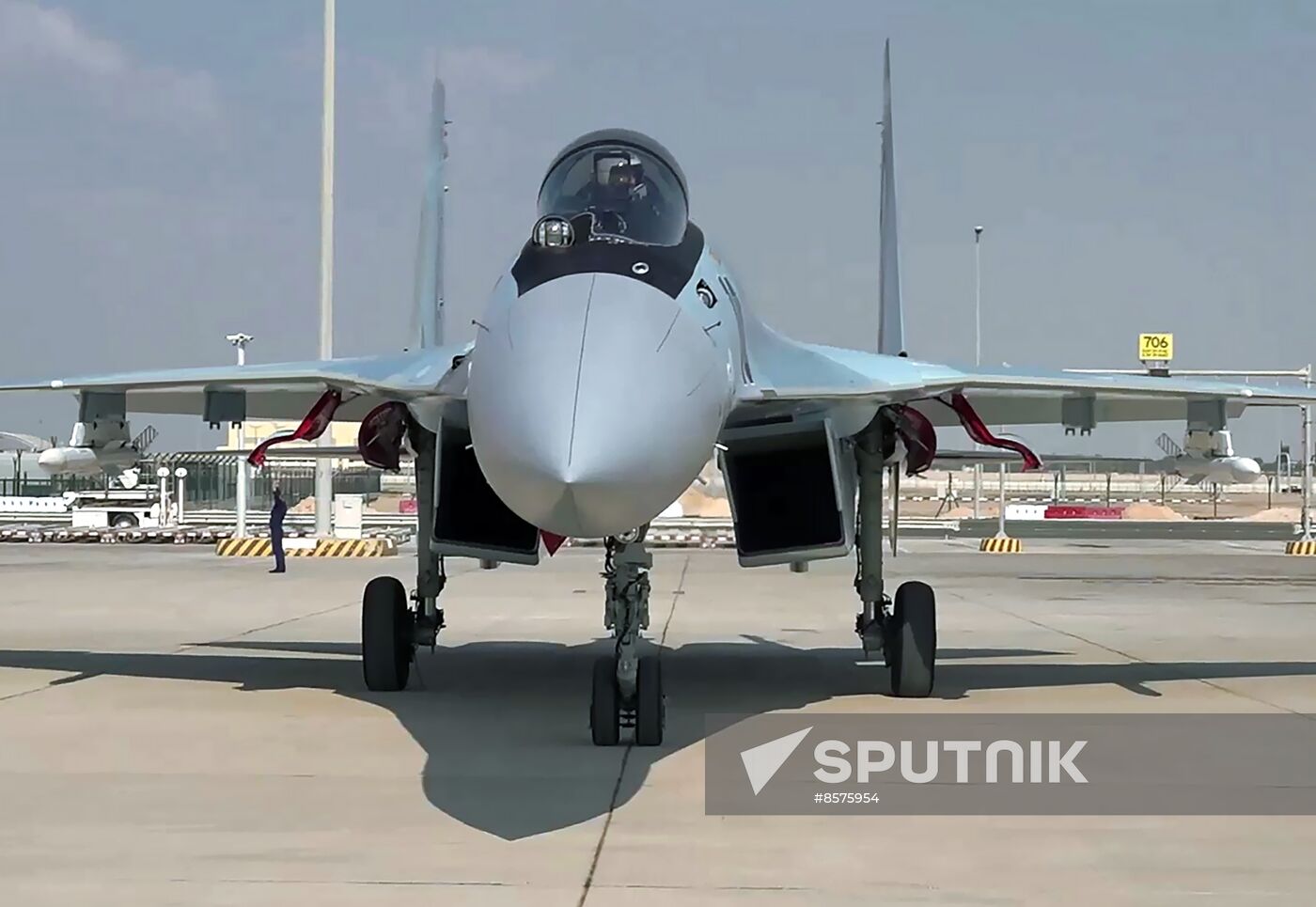 UAE Russia Fighter Jet Escort