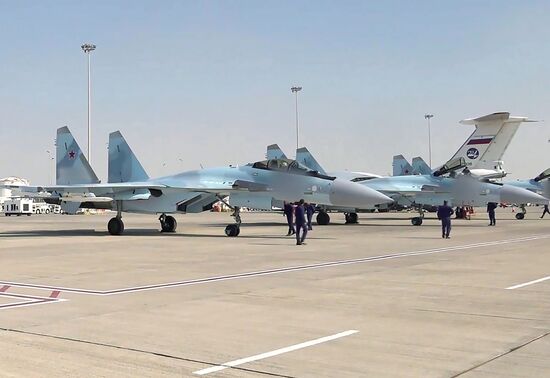 UAE Russia Fighter Jet Escort