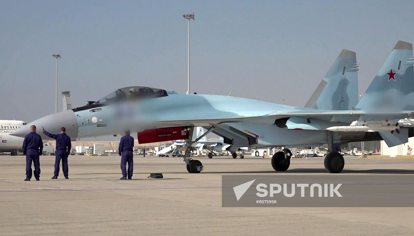 UAE Russia Fighter Jet Escort